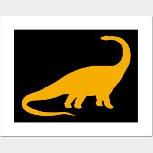 Terra Fossil Vintage Brontosaurus Posters and Art